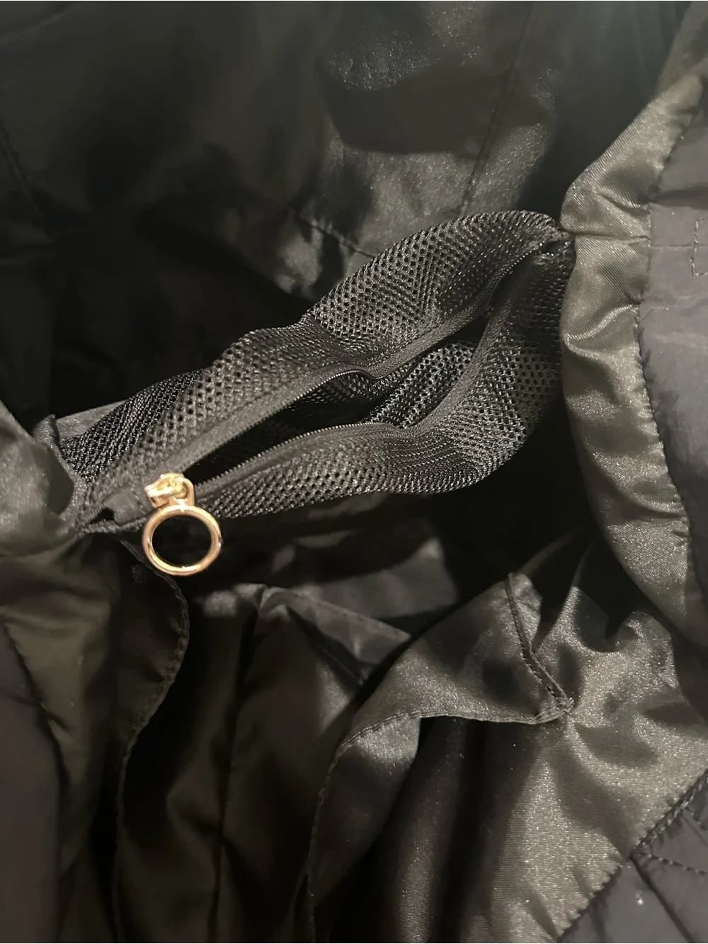 lululemon athletica Black Tote with Gold Hardware